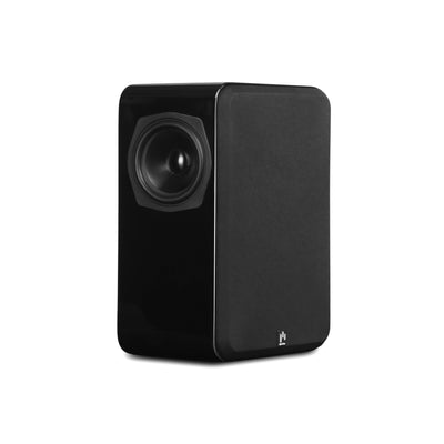 Aperion Audio Novus N6SS 6.5" Tripolar Surround Speakers Gloss Black Front Left Grille On