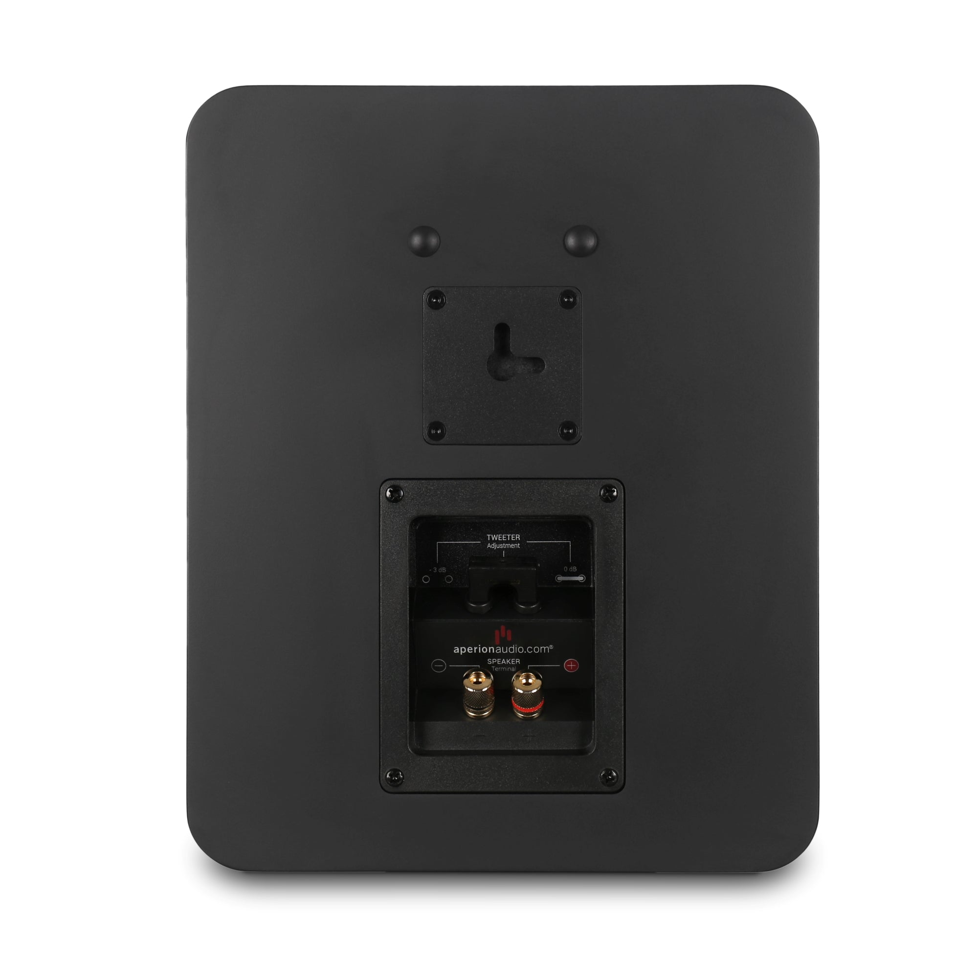 Aperion Audio Novus N6SS 6.5" Tripolar Surround Speakers Stealth Black Back Side View