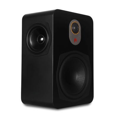 Aperion Audio Novus N6SS 6.5" Tripolar Surround Speakers Stealth Black Front Left