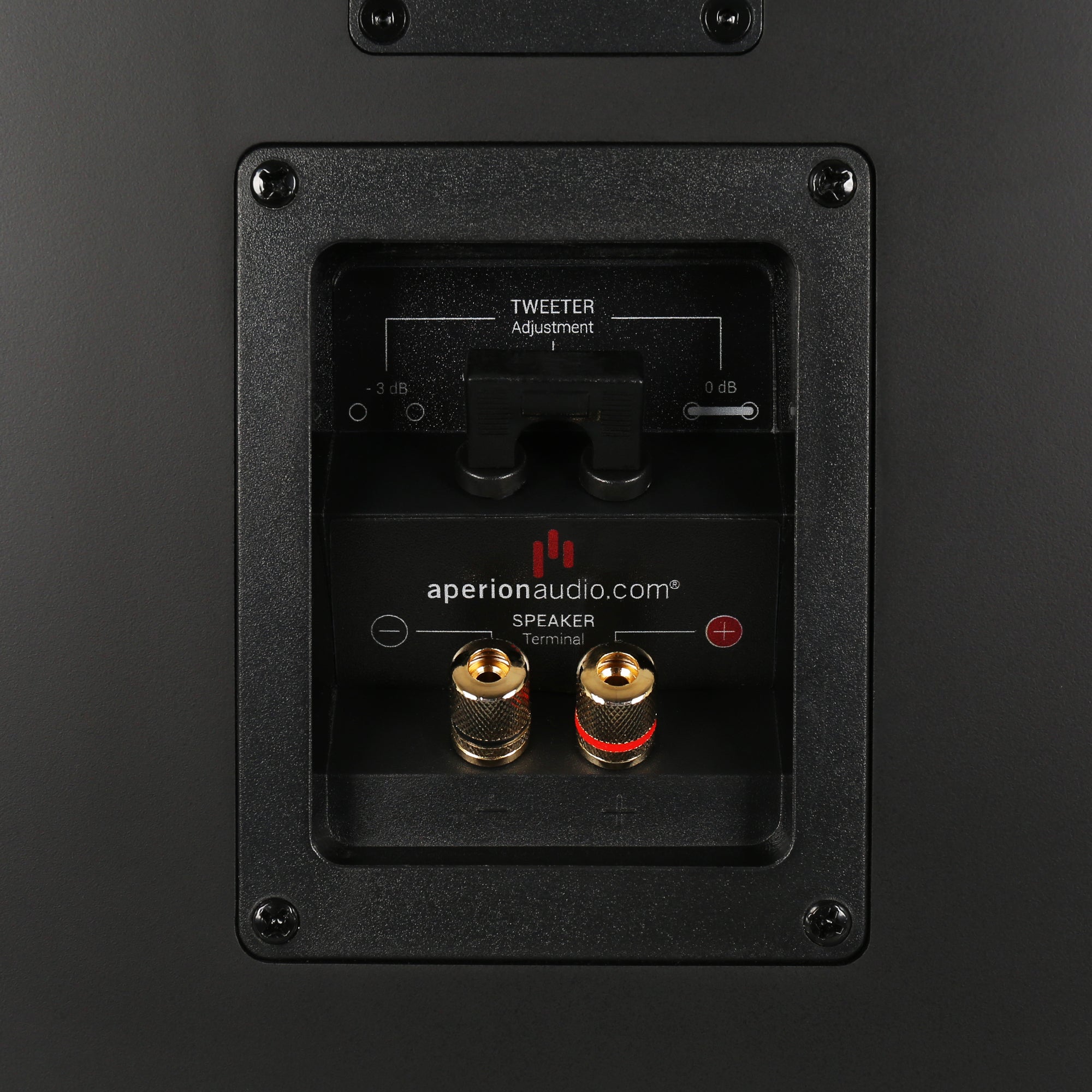 Aperion Audio Novus N6SS 6.5" Tripolar Surround Speakers Stealth Black Terminal Cup