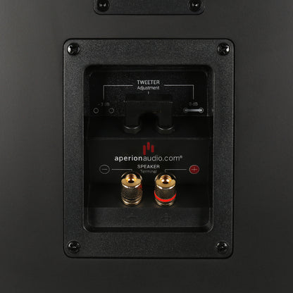 Aperion Audio Novus N6SS 6.5" Tripolar Surround Speakers Stealth Black Terminal Cup
