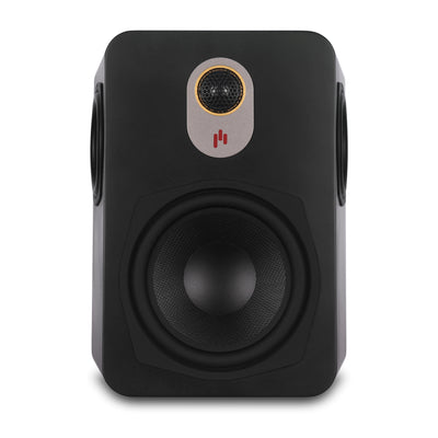 Aperion Audio Novus N6SS 6.5" Tripolar Surround Speakers Stealth Black Front View
