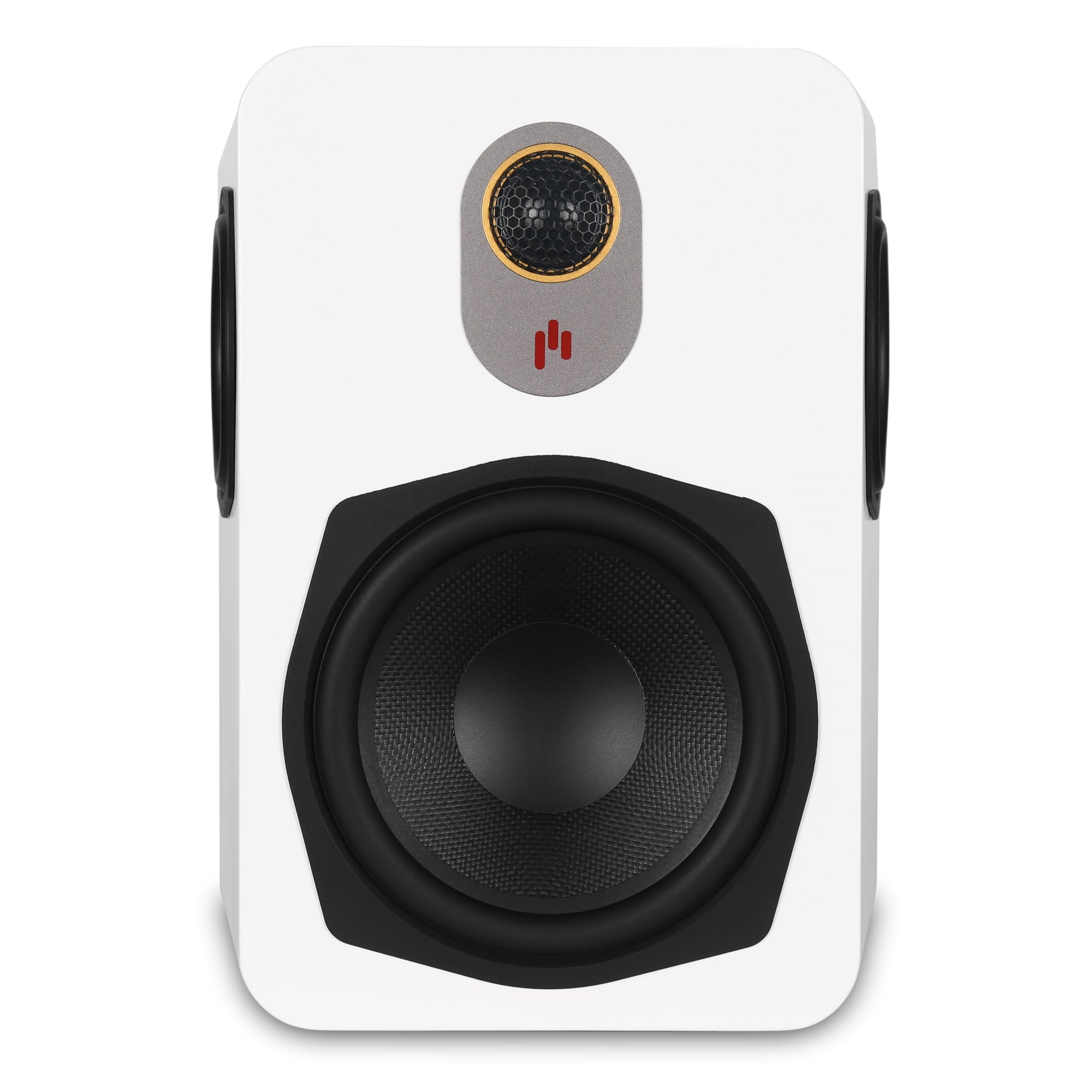 Aperion Audio Novus N6SS 6.5" Tripolar Surround Speakers Pure White Front View