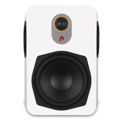 Aperion Audio Novus N6SS 6.5" Tripolar Surround Speakers Pure White Front View