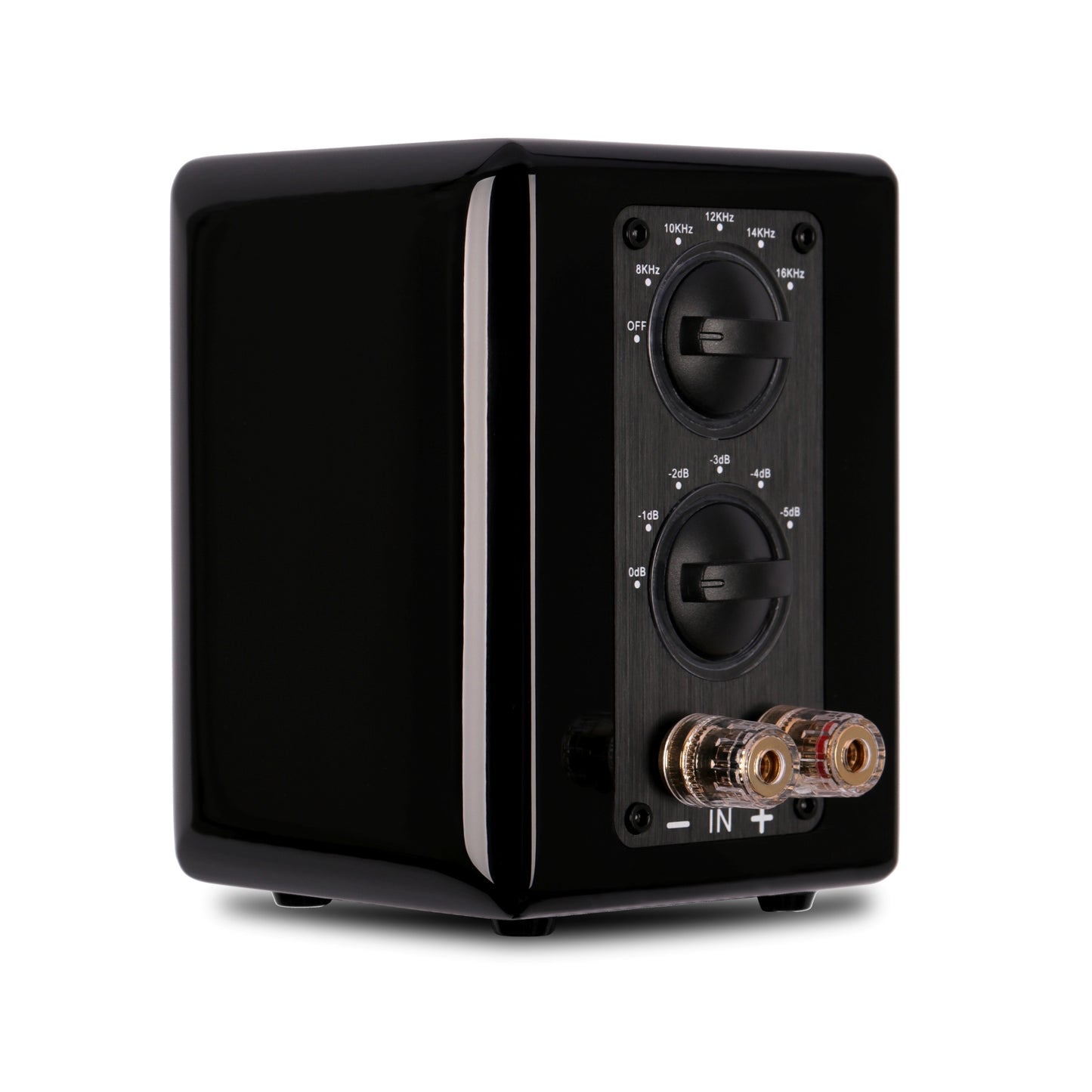 Aperion Audio PST Planar Ribbon Super Tweeter Speaker Gloss Black Rear Left