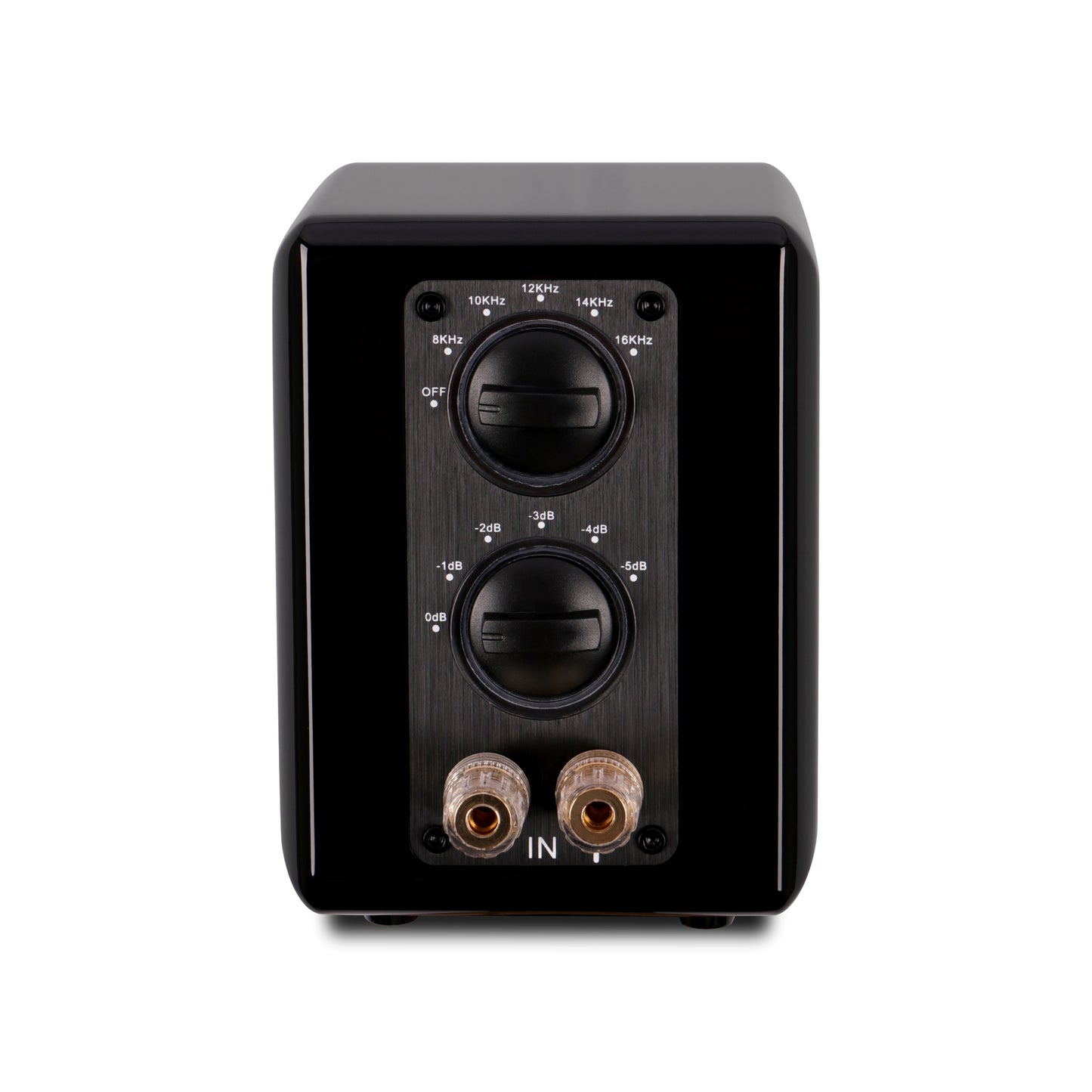 Aperion Audio PST Planar Ribbon Super Tweeter Speaker Gloss Black Back Side View