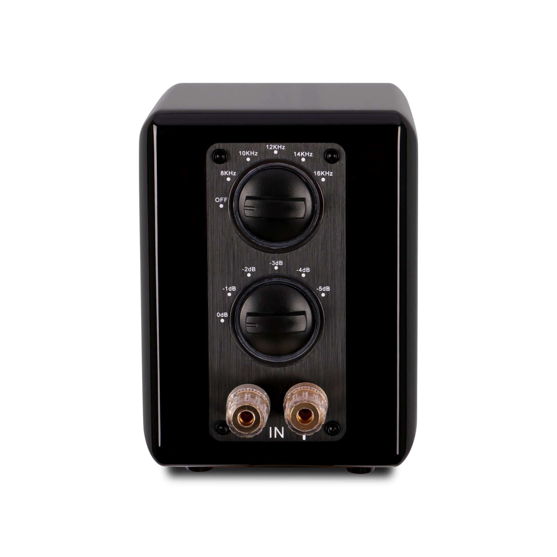 Aperion Audio PST Planar Ribbon Super Tweeter Speaker Gloss Black Back Side View
