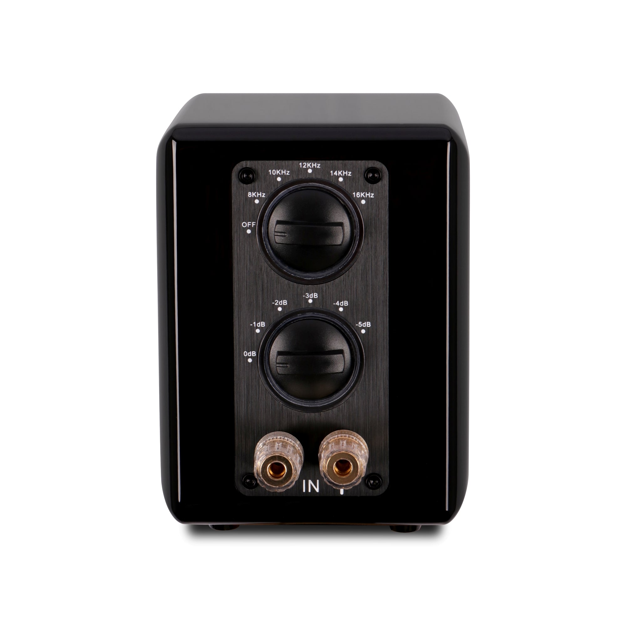 Aperion Audio PST Planar Ribbon Super Tweeter Speaker Gloss Black Back Side View