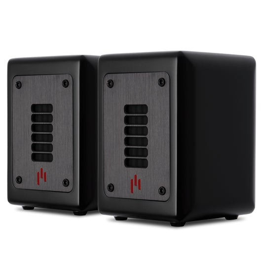 Aperion Audio PST Planar Ribbon Super Tweeter Speaker Stealth Black Pair