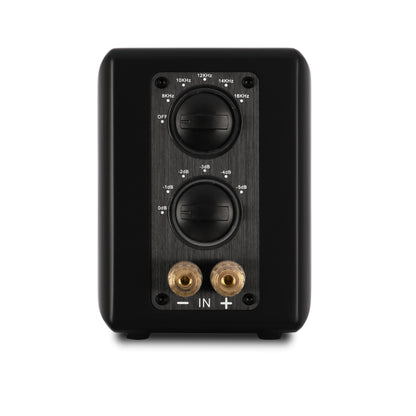 Aperion Audio PST Planar Ribbon Super Tweeter Speaker Stealth Black Back Side View