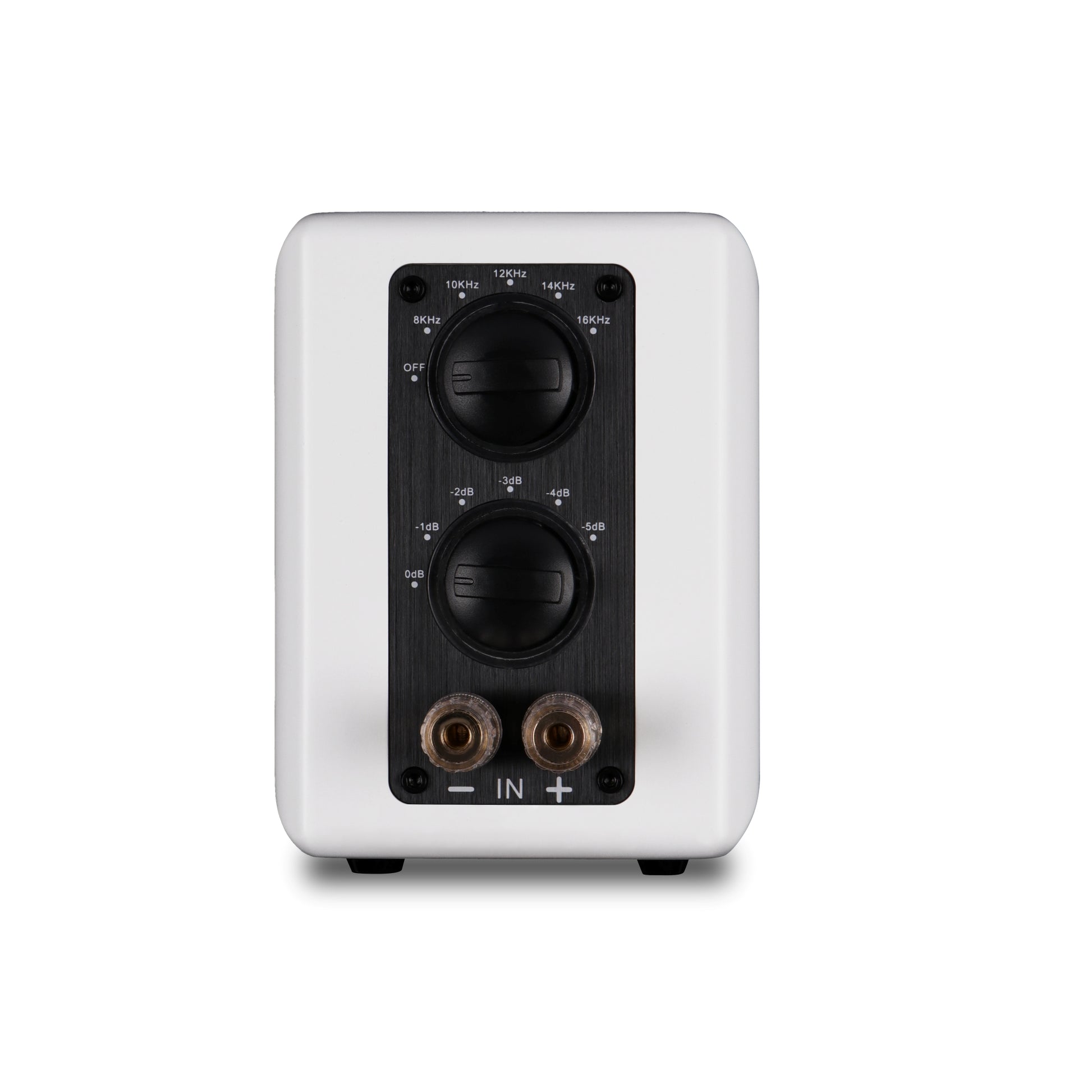 Aperion Audio PST Planar Ribbon Super Tweeter Speaker Pure White Back Side View
