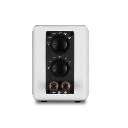 Aperion Audio PST Planar Ribbon Super Tweeter Speaker Pure White Back Side View
