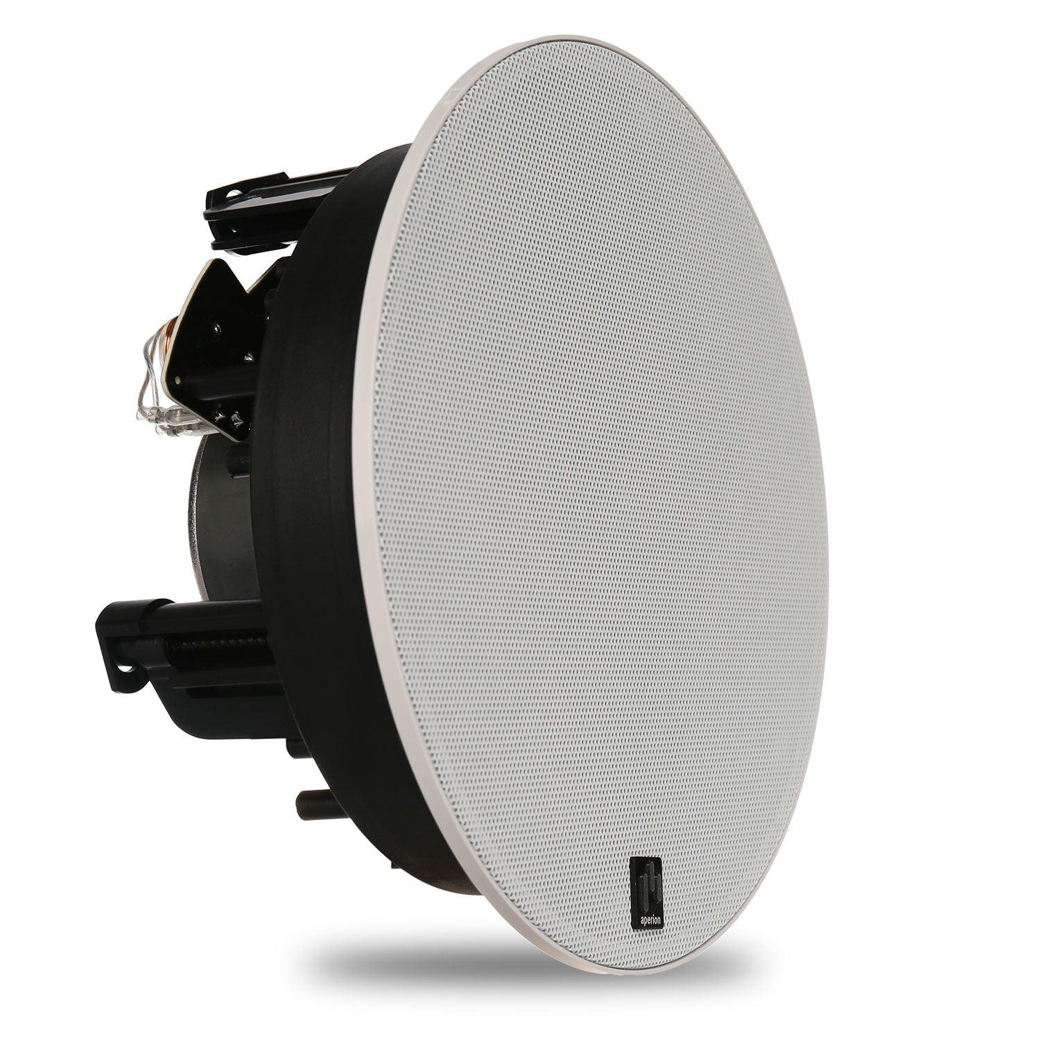 aperion-clearus-c8c-ceiling-speaker-side-front-grille-on