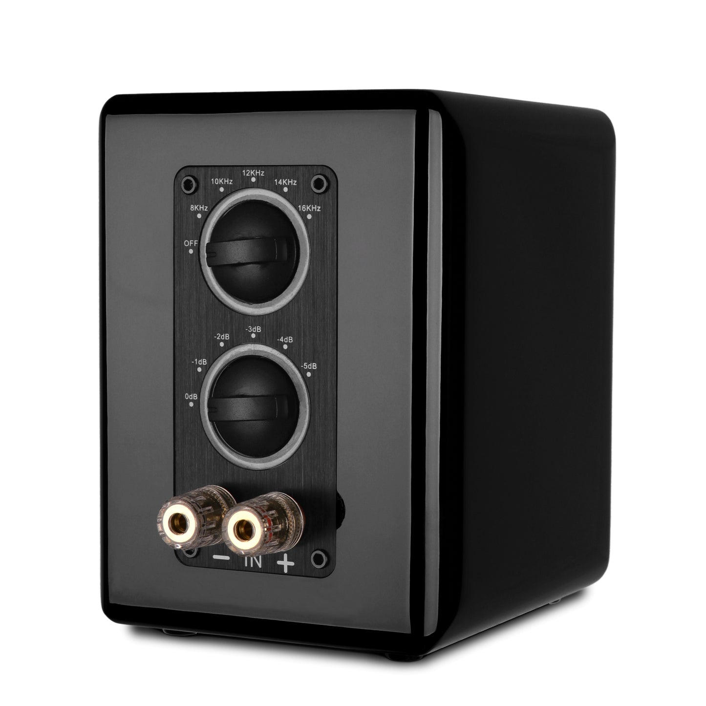 Aperion Audio RST True Aluminum Ribbon Super Tweeter Speaker Gloss Black Rear Right