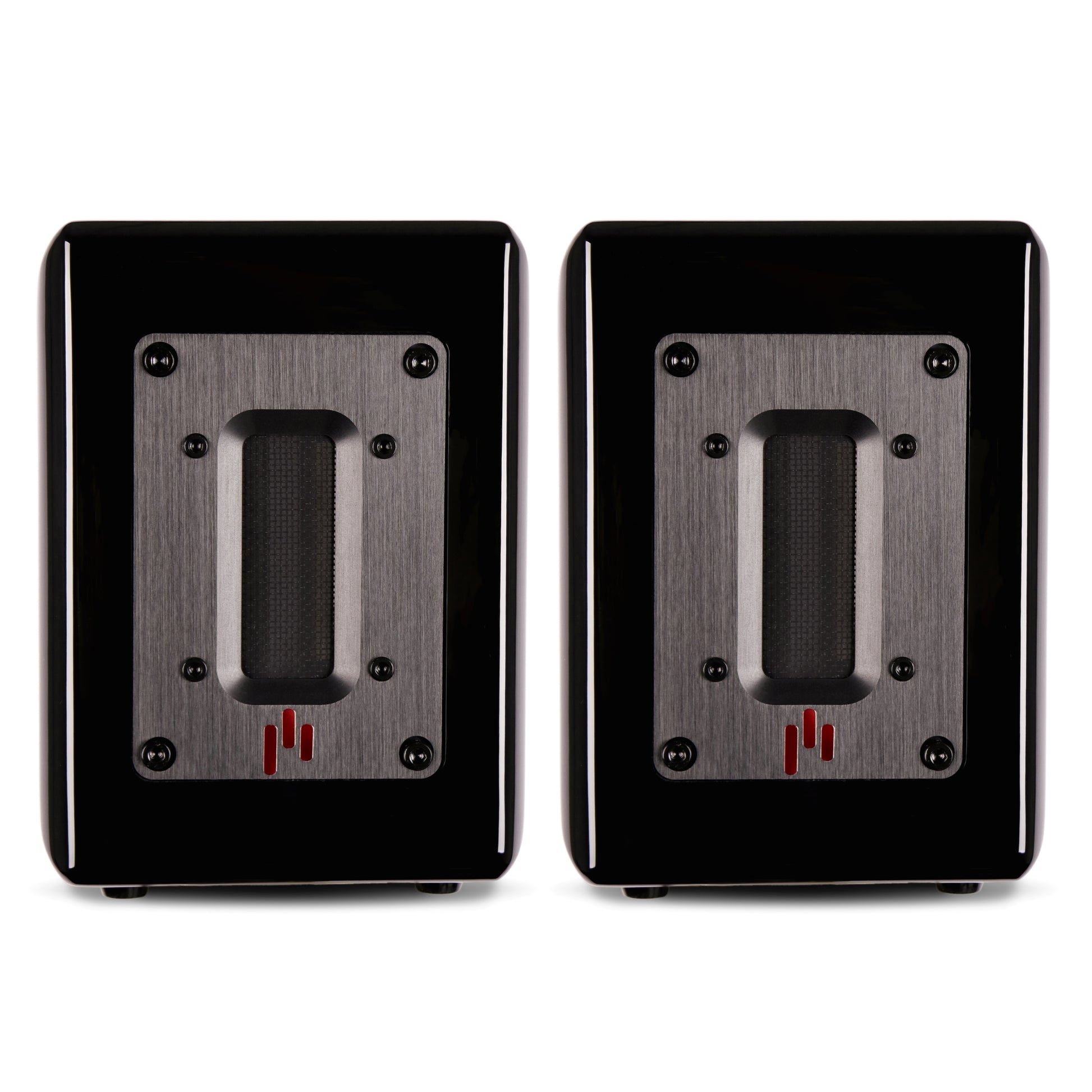 Aperion Audio RST True Aluminum Ribbon Super Tweeter Speaker Gloss Black Front Side View