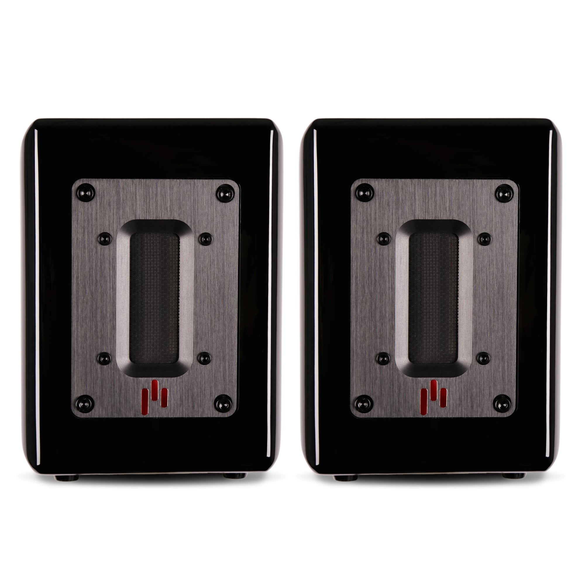 Aperion Audio RST True Aluminum Ribbon Super Tweeter Speaker Gloss Black Front Side View