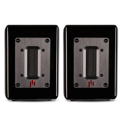 Aperion Audio RST True Aluminum Ribbon Super Tweeter Speaker Gloss Black Front Side View