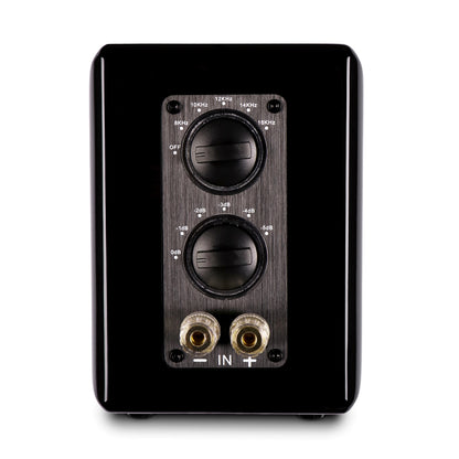 Aperion Audio RST True Aluminum Ribbon Super Tweeter Speaker Gloss Black Back Side View