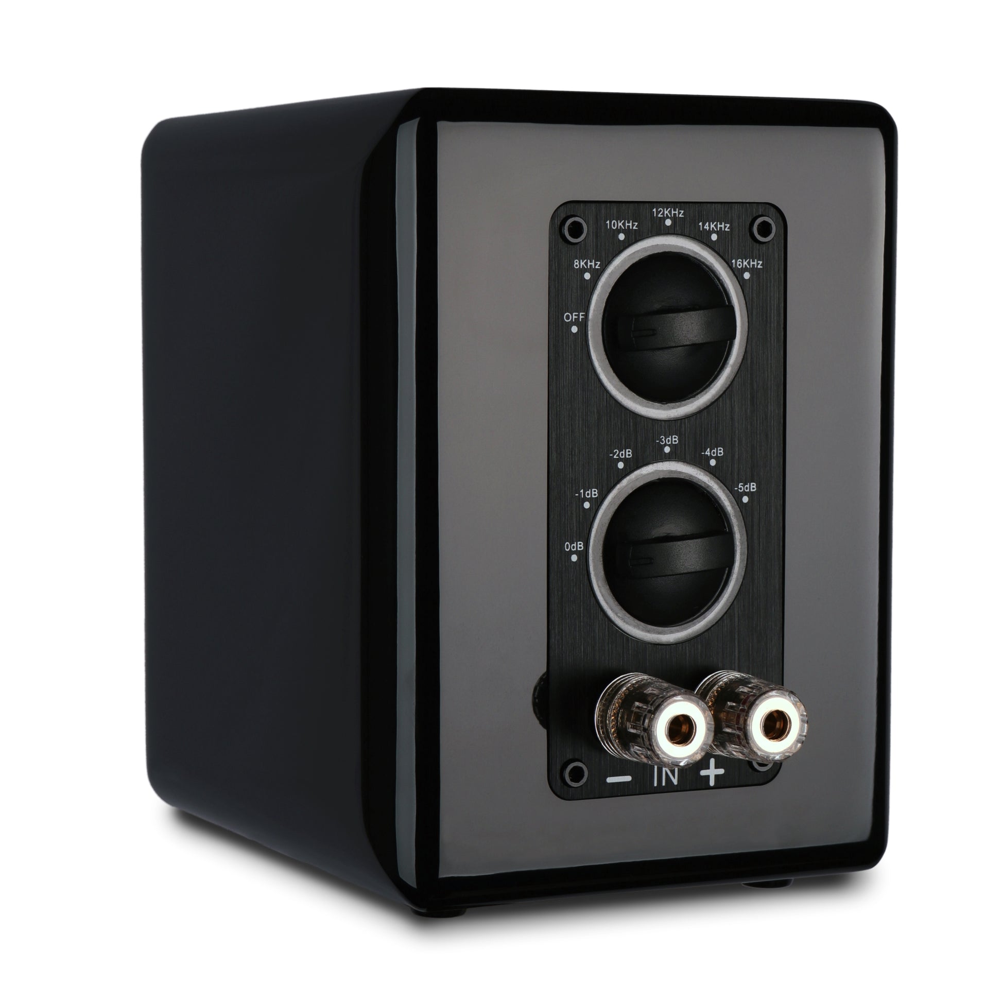 Aperion Audio RST True Aluminum Ribbon Super Tweeter Speaker Gloss Black Rear Left