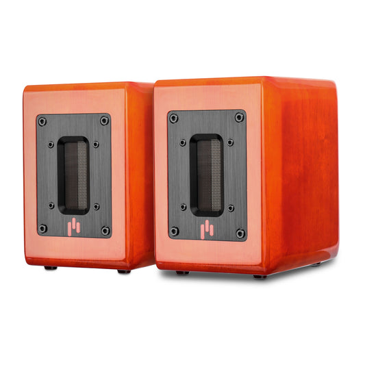 Aperion Audio RST True Aluminum Ribbon Super Tweeter Speaker Gloss Cherry Pair