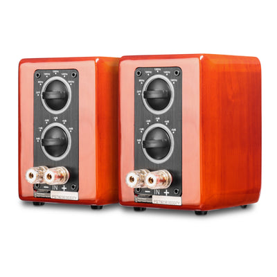 Aperion Audio RST True Aluminum Ribbon Super Tweeter Speaker Gloss Cherry Pair