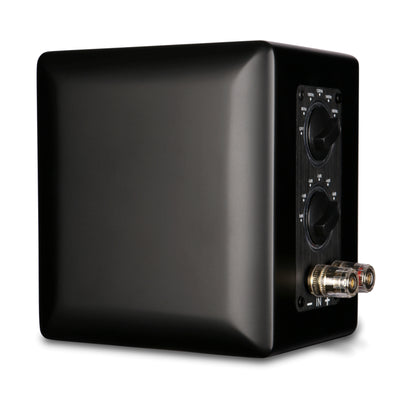 Aperion Audio RST True Aluminum Ribbon Super Tweeter Speaker Stealth Black Rear Left