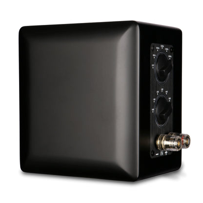 Aperion Audio RST True Aluminum Ribbon Super Tweeter Speaker Stealth Black Rear Left