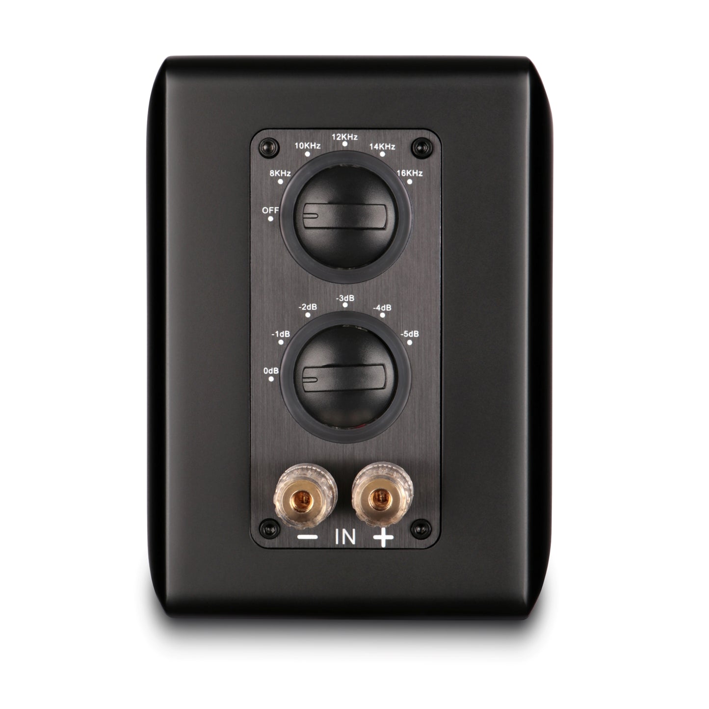 Aperion Audio RST True Aluminum Ribbon Super Tweeter Speaker Stealth Black Back Side