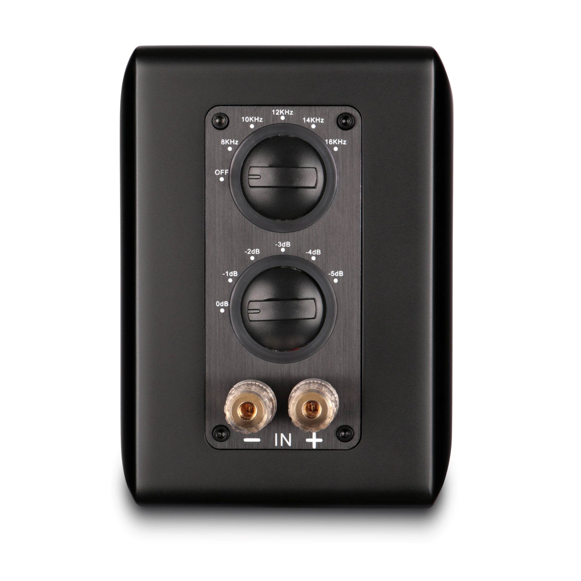 Aperion Audio RST True Aluminum Ribbon Super Tweeter Speaker Stealth Black Back Side