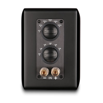 Aperion Audio RST True Aluminum Ribbon Super Tweeter Speaker Stealth Black Back Side