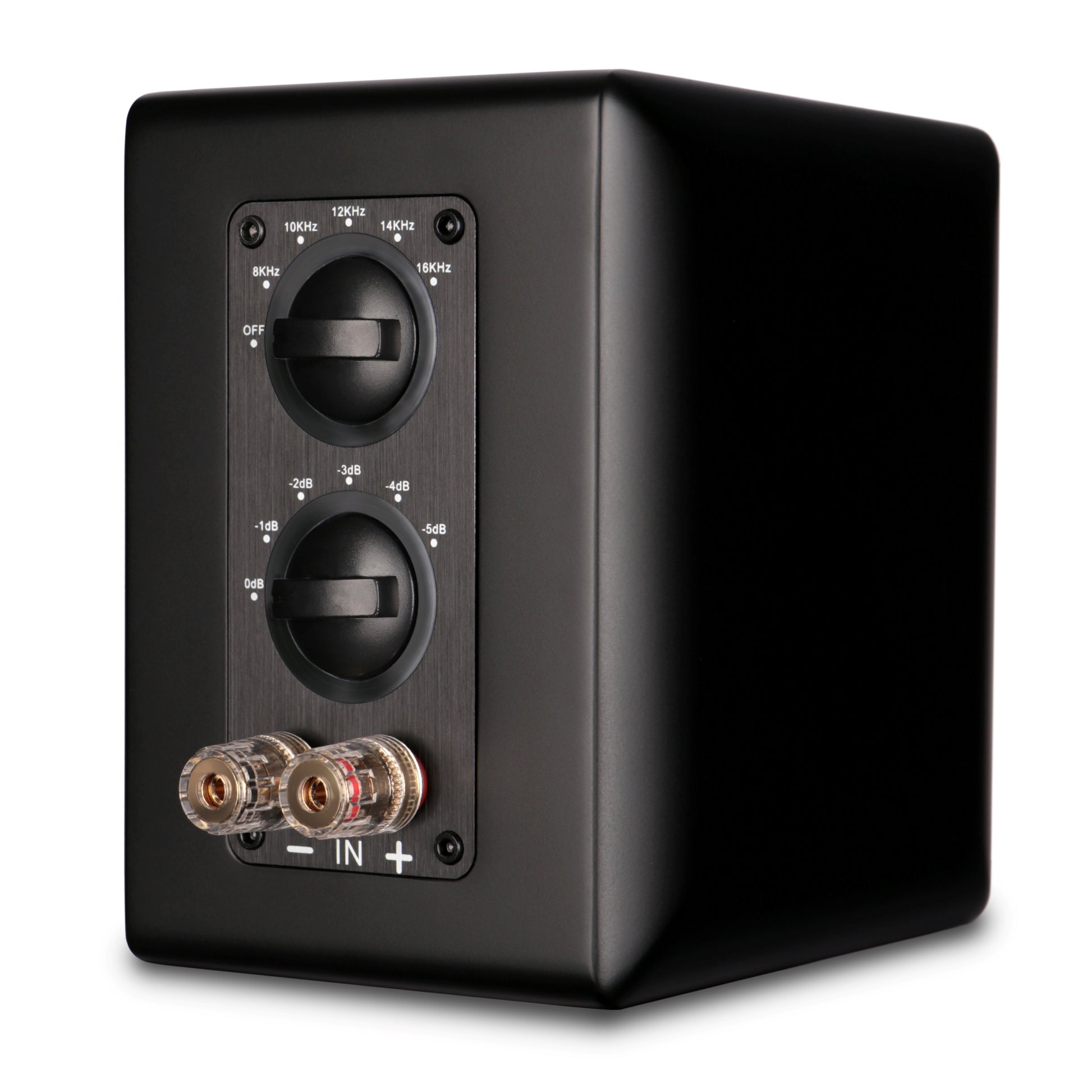Aperion Audio RST True Aluminum Ribbon Super Tweeter Speaker Stealth Black Rear Right