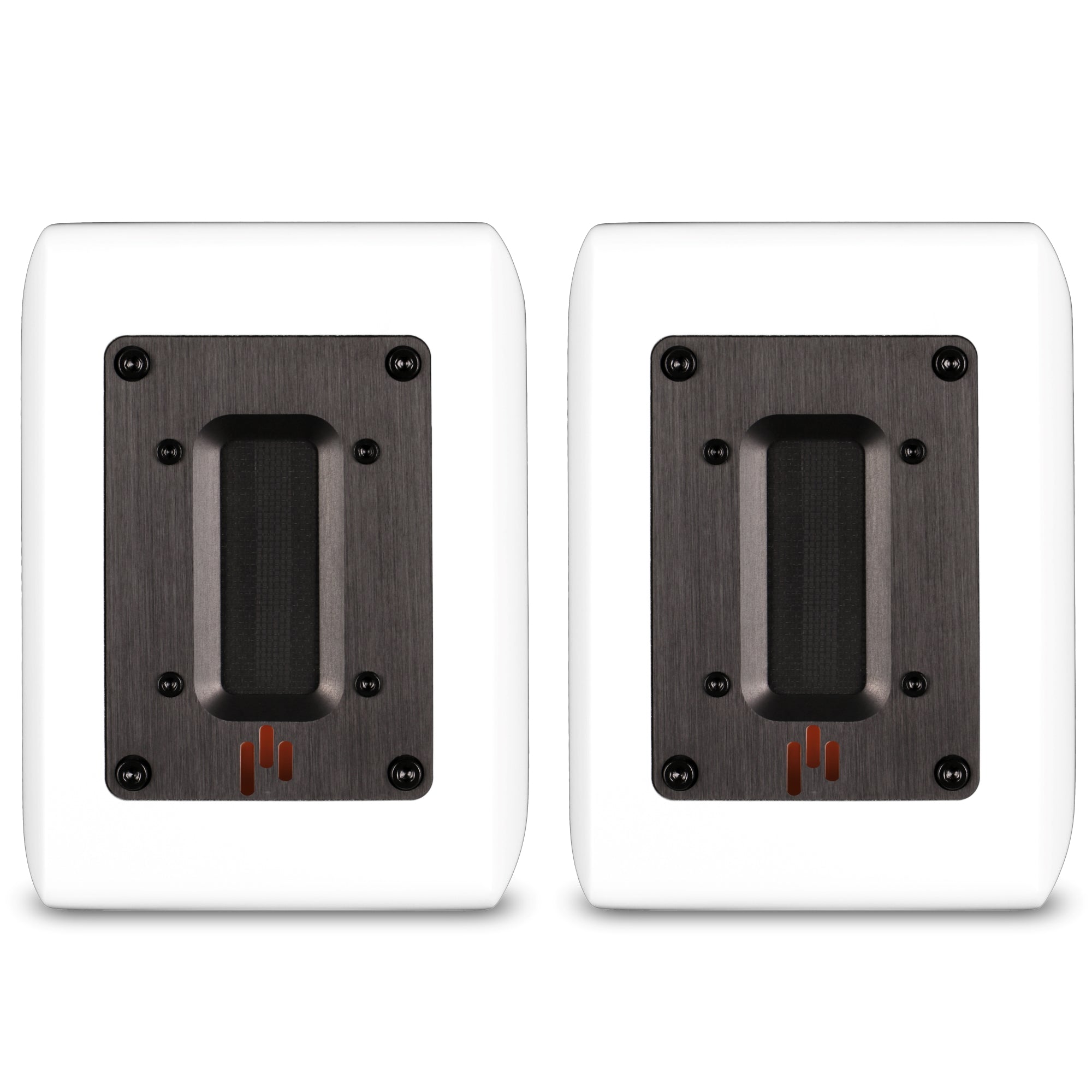 Aperion Audio RST True Aluminum Ribbon Super Tweeter Speaker Pure White Front View