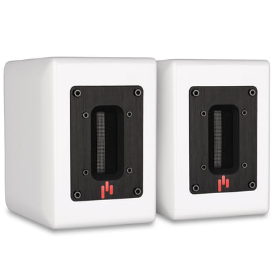 Aperion Audio RST True Aluminum Ribbon Super Tweeter Speaker Pure White Pair