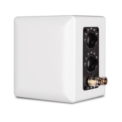 Aperion Audio RST True Aluminum Ribbon Super Tweeter Speaker Pure White Rear Left