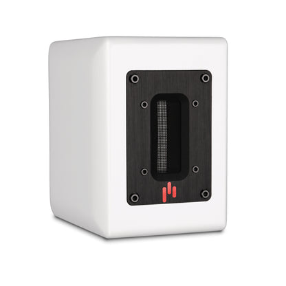 Aperion Audio RST True Aluminum Ribbon Super Tweeter Speaker Pure White Front Left