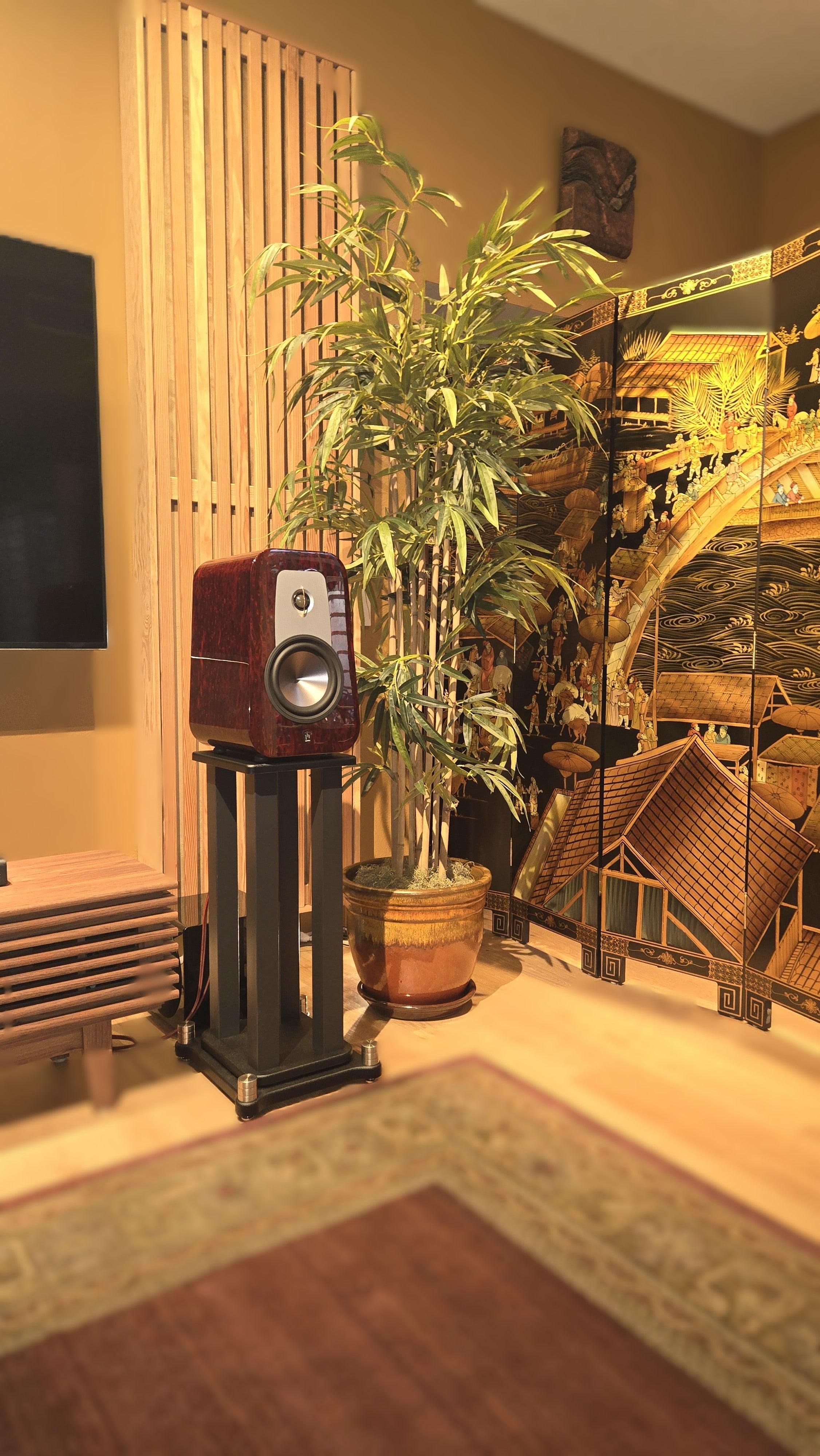 Grandis 2-Way High Fidelity Bookshelf Speaker Pair - Aperion Audio