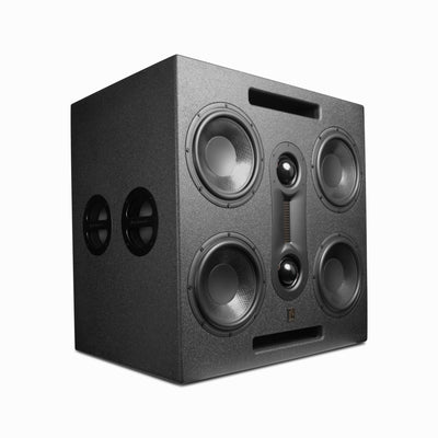 Aperion Audio Theatrus T107 Quad 10" Flagship Monitor Speaker Side Front