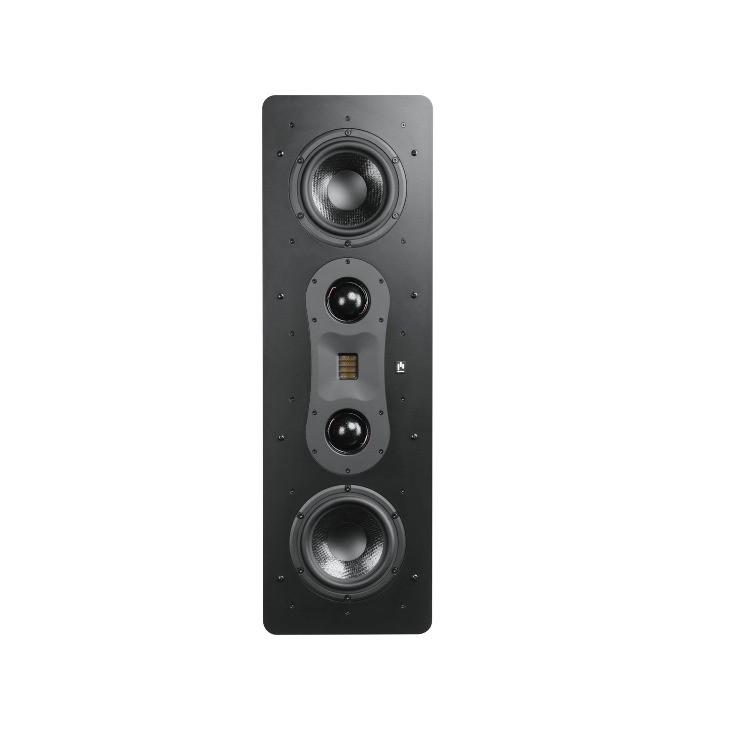 Theatrus T65WL Dual 6.5" Slim Stack In-Wall LCR Speaker Front Side