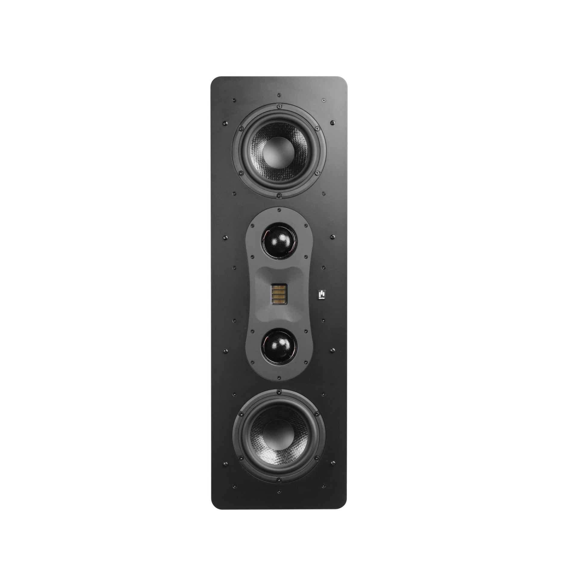 Theatrus T65WL Dual 6.5" Slim Stack In-Wall LCR Speaker Front Side