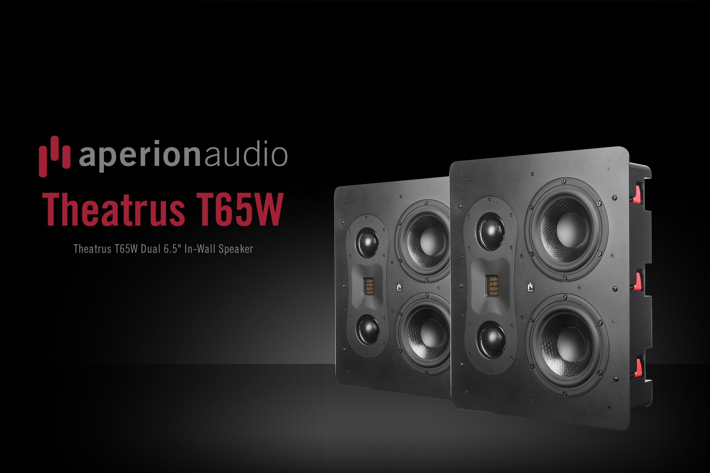 Aperion Audio Theatrus T65W Dual 6.5" 3-Way In-Wall Speaker