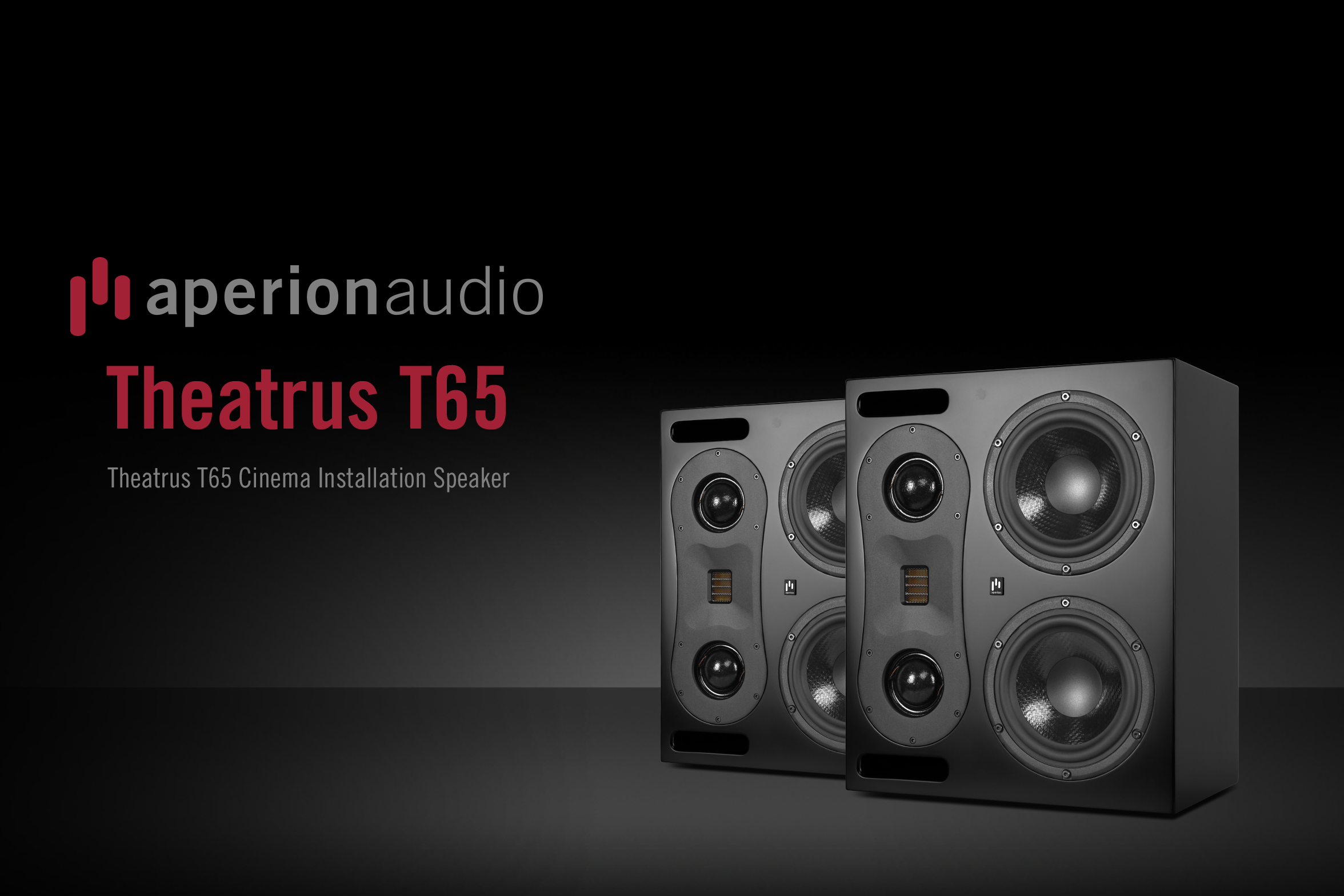 Aperion Theatrus T65 Dual 6.5" Cinema Studio Monitor Speaker