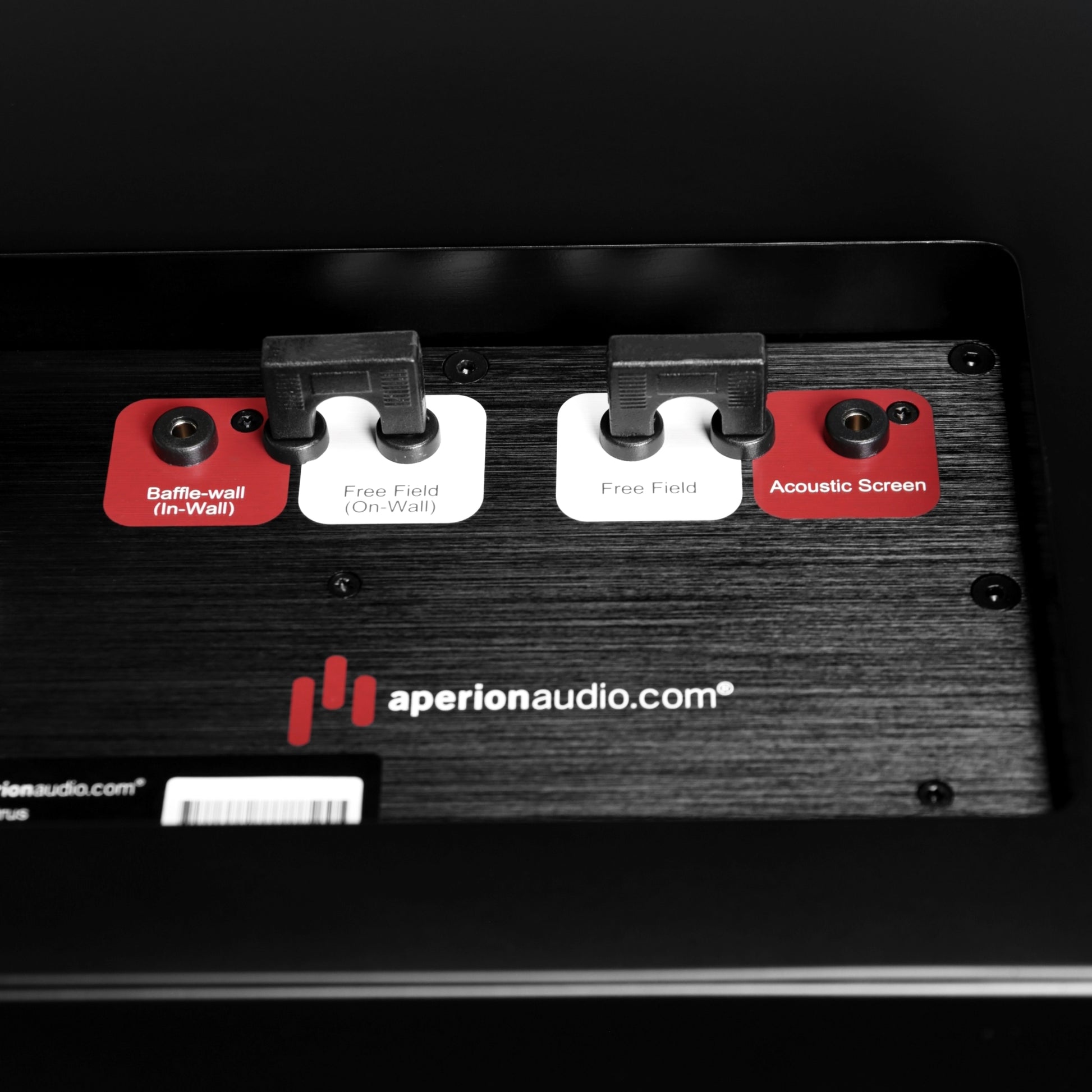 Aperion Theature T80 Cinema Studio Monitor Speaker Aluminum Terminal Back Plate
