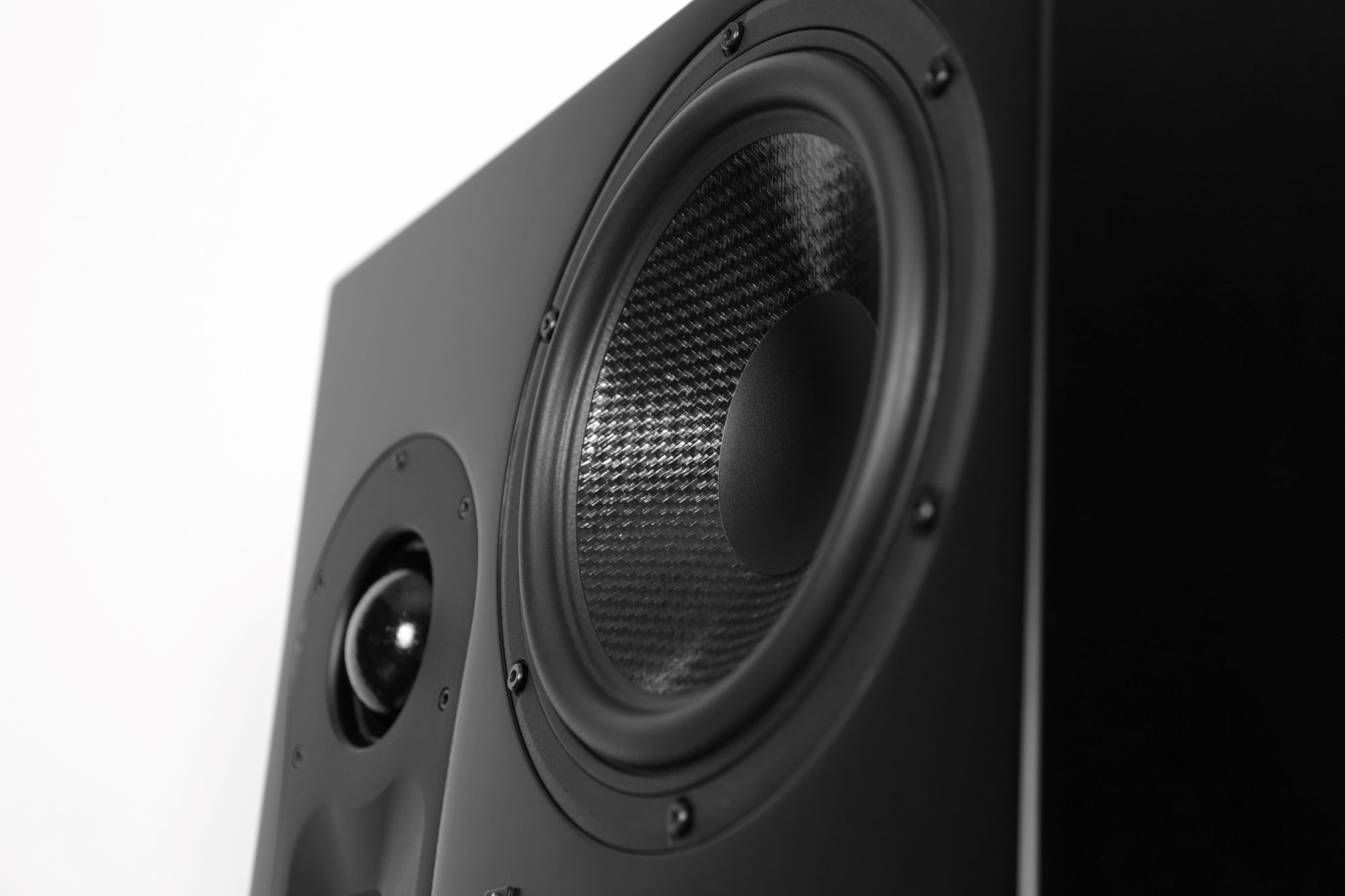 Aperion Theatrus Slim On-Wall Speaker Dual Curv Cone Woofers
