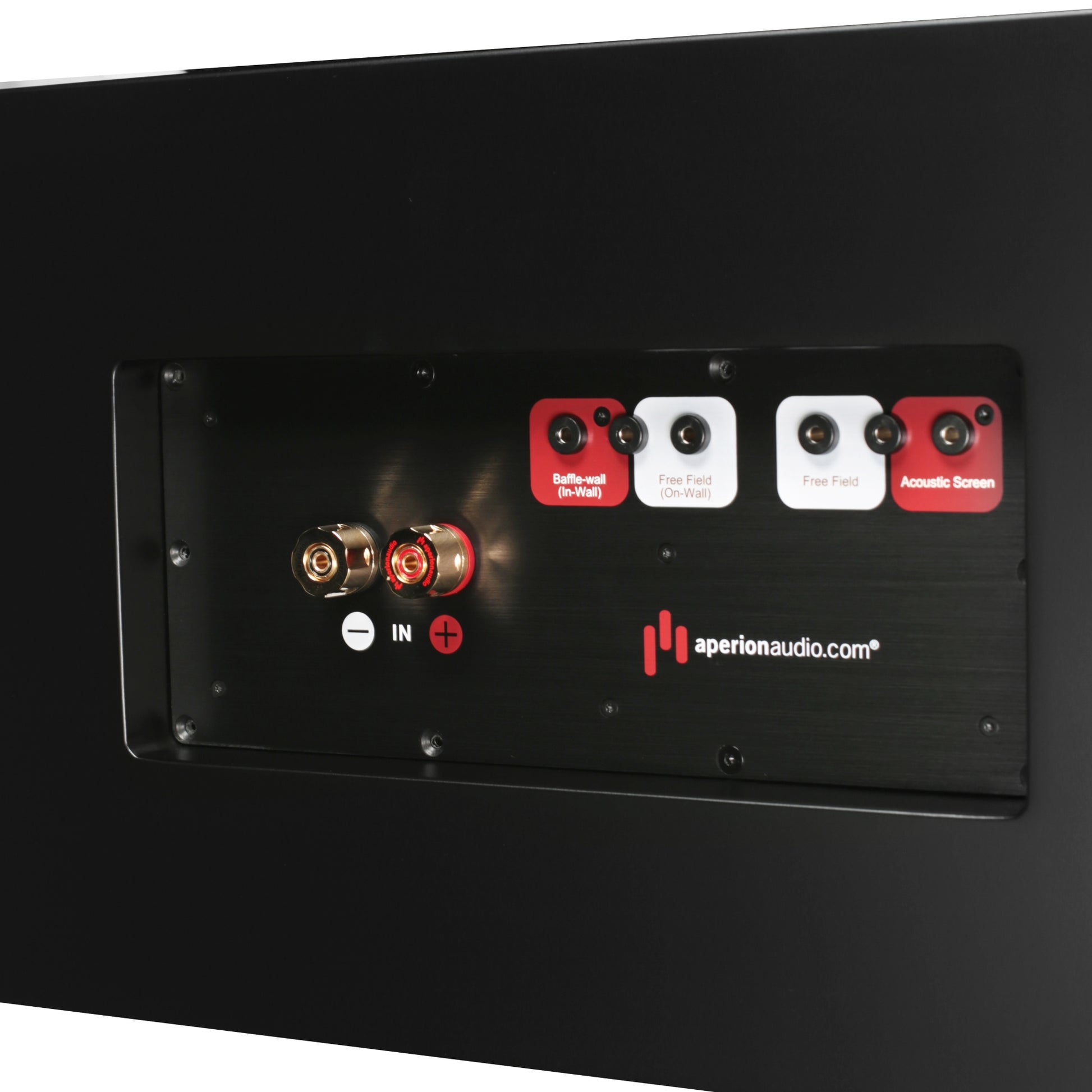 Aperion Theatrus Slim Stack On-Wall LCR Speaker Crossover Back Plate