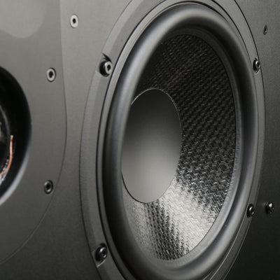 Aperion Audio Theatrus T80W Dual 8" 3-Way In-Wall Speaker Cuve Cone Woofer