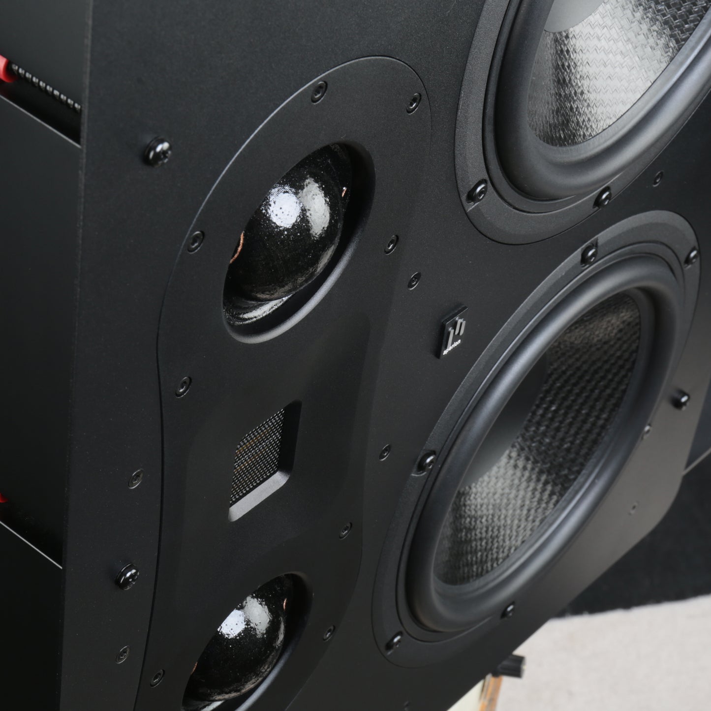 Aperion Audio Theatrus T80W Dual 8" 3-Way In-Wall Speaker Dual 2" Soft-Dome Midrange Driver