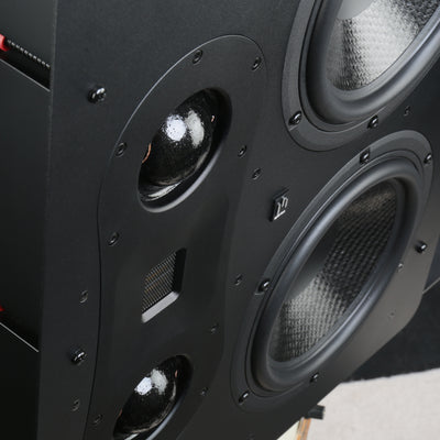 Aperion Audio Theatrus T80W Dual 8" 3-Way In-Wall Speaker Dual 2" Soft-Dome Midrange Driver