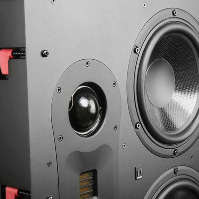 Aperion Audio Theatrus T80W Dual 8" 3-Way In-Wall Speaker Dual 2" Soft-Dome Midrange Driver