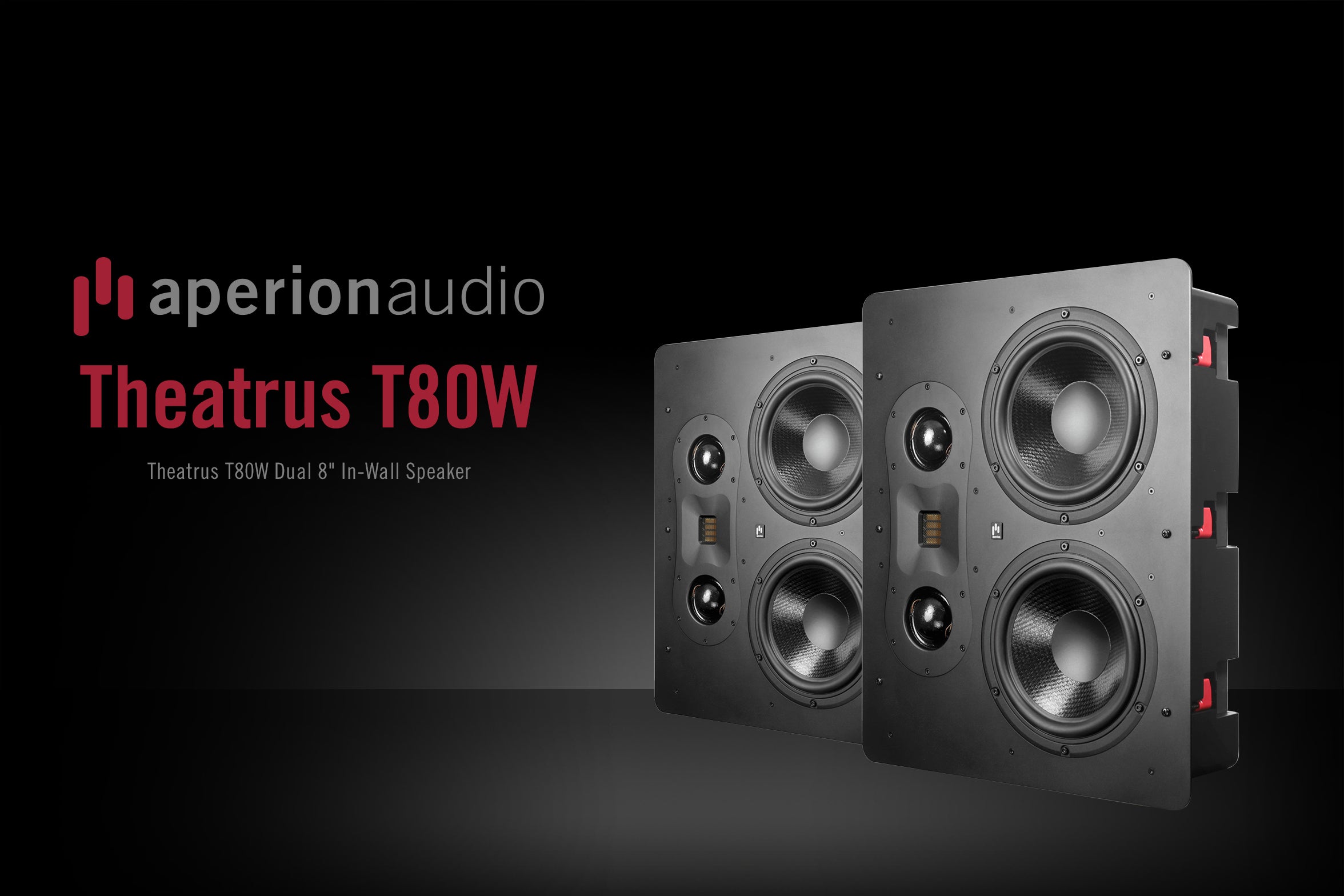Aperion Audio Theatrus T80W Dual 8" 3-Way In-Wall Speaker