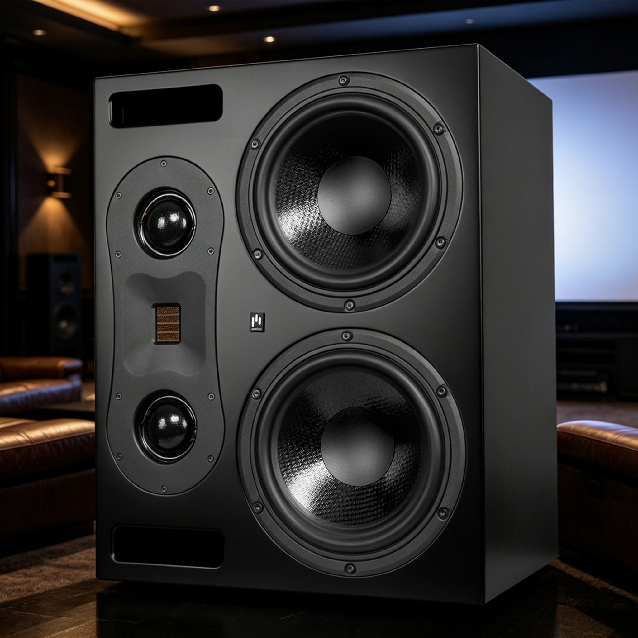 Aperion Audio Theatrus T80 3-Way Dual 8" Cinema Studio Speaker